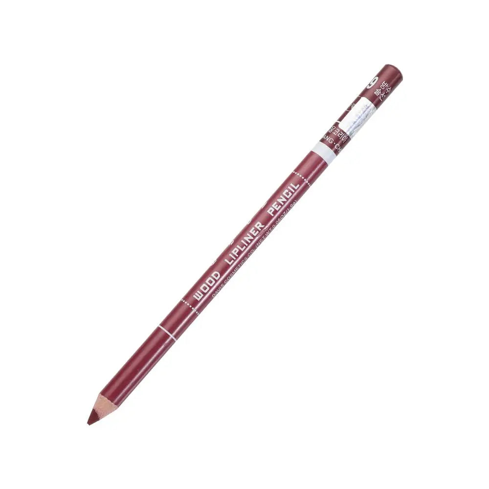 1PC Professional Wood Lip liner Pen Waterproof Lipstick Pencil Contour Matte Lady Charming Women's Makeup Long Lasting Cosmetic
