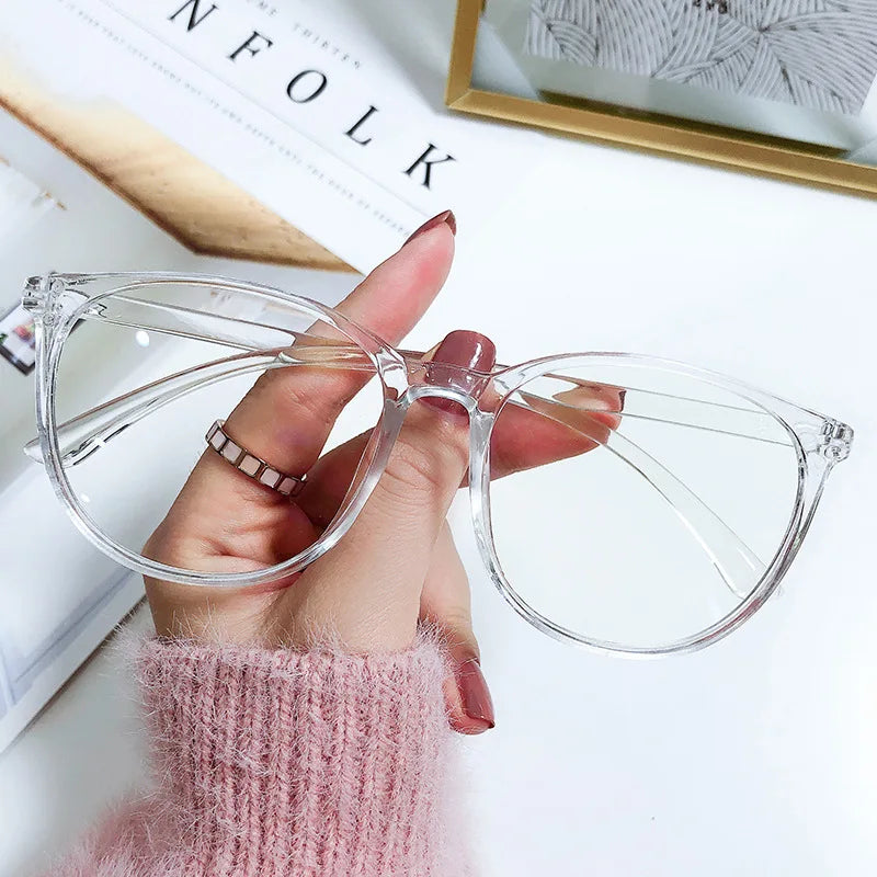 High-quality cat eye frame glasses Myopia Glasses Women Men Nearsighted Eyewear Anti blue light Glasses with Diopters Minus -1.0