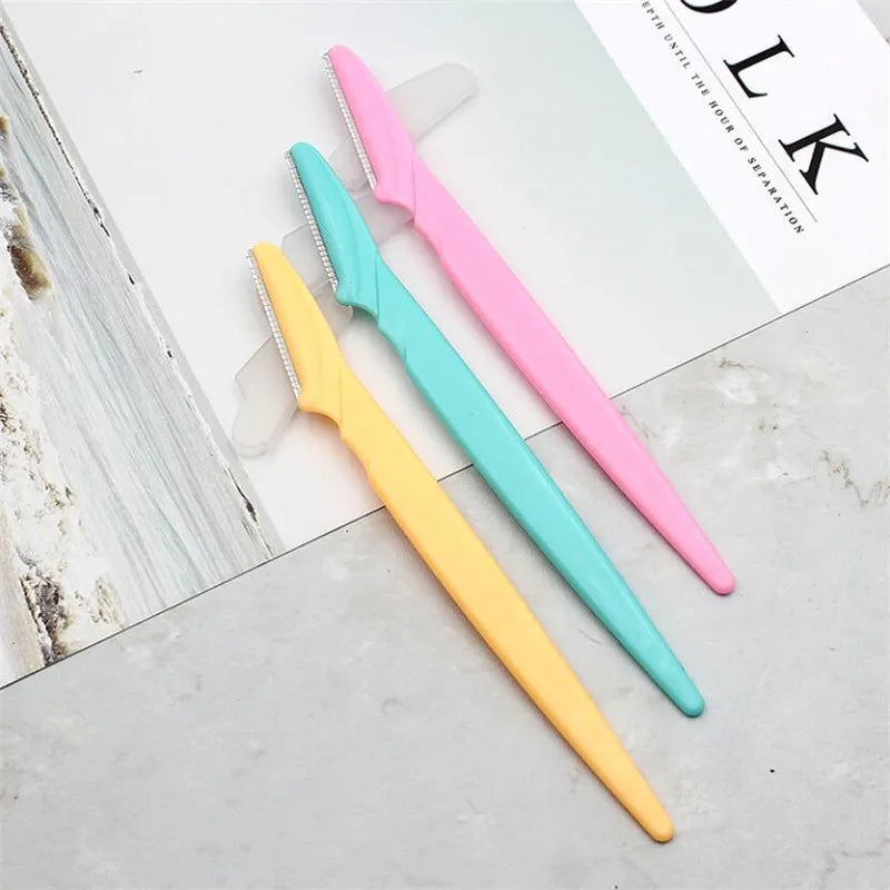 3 pcs/1PC Eyebrow Trimmer Face Eyebrow Hair Shaver Remover Blade Razor Epilator Eyebrow Shaping Makeup Beauty Tools For Women