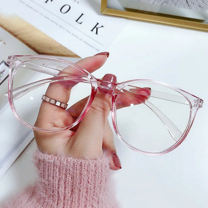 High-quality cat eye frame glasses Myopia Glasses Women Men Nearsighted Eyewear Anti blue light Glasses with Diopters Minus -1.0