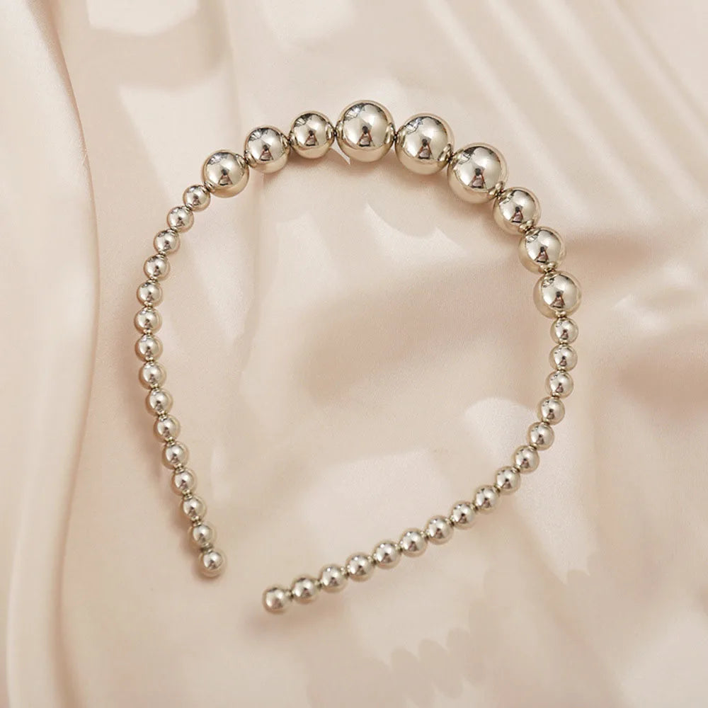 Yobest Fashion 2024 New Elegant Full Pearls Hairbands for Women Sweet Headband Hair Bundle Lady Hair Hoops Accessories