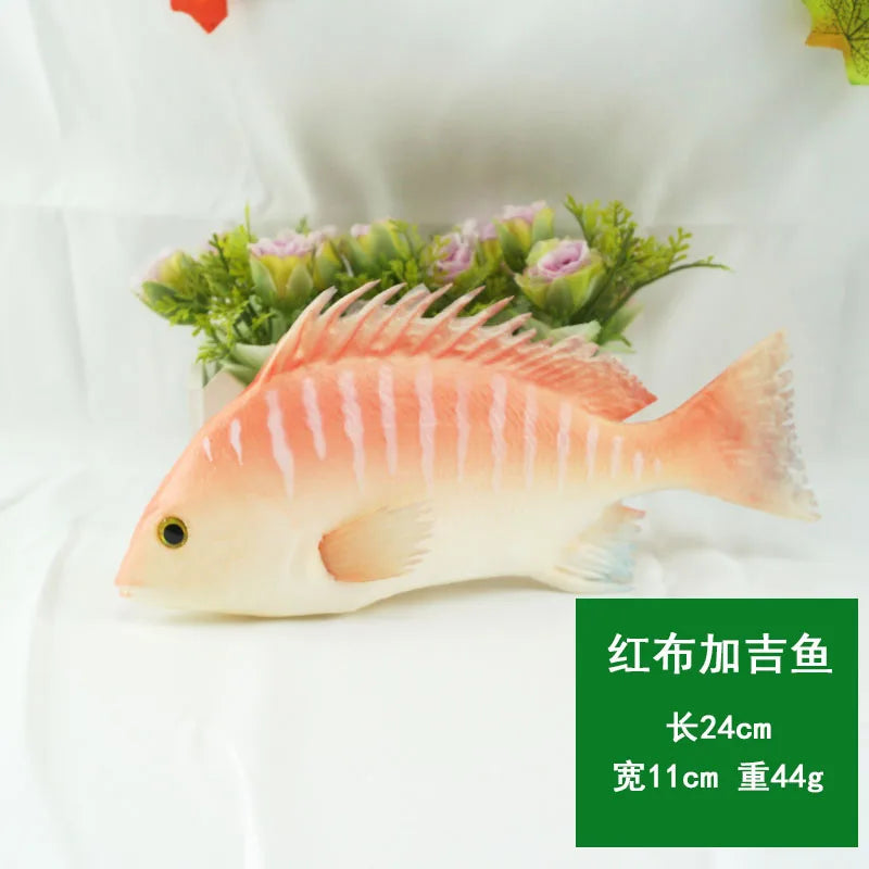 1pc Artificial Lifelike Fish Decor Aquarium Decoration Artificial Model Prop Photography Prop Decor Kid's Toys Christmas Gift
