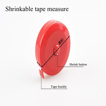1PC 150CM Roulette Measuring Tape Measure Retractable Colorful Portable Ruler Centimeter Inch for clothing feet soft feet
