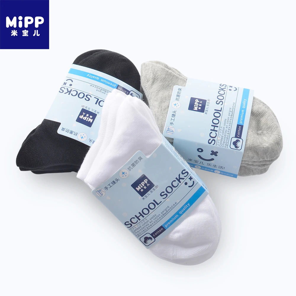 MIPP brand new product 2018 summer girl boy ultra-thin mesh socks solid color children's socks 5 pairs/lot