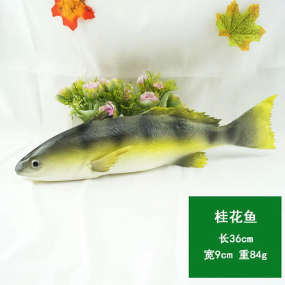 1pc Artificial Lifelike Fish Decor Aquarium Decoration Artificial Model Prop Photography Prop Decor Kid's Toys Christmas Gift