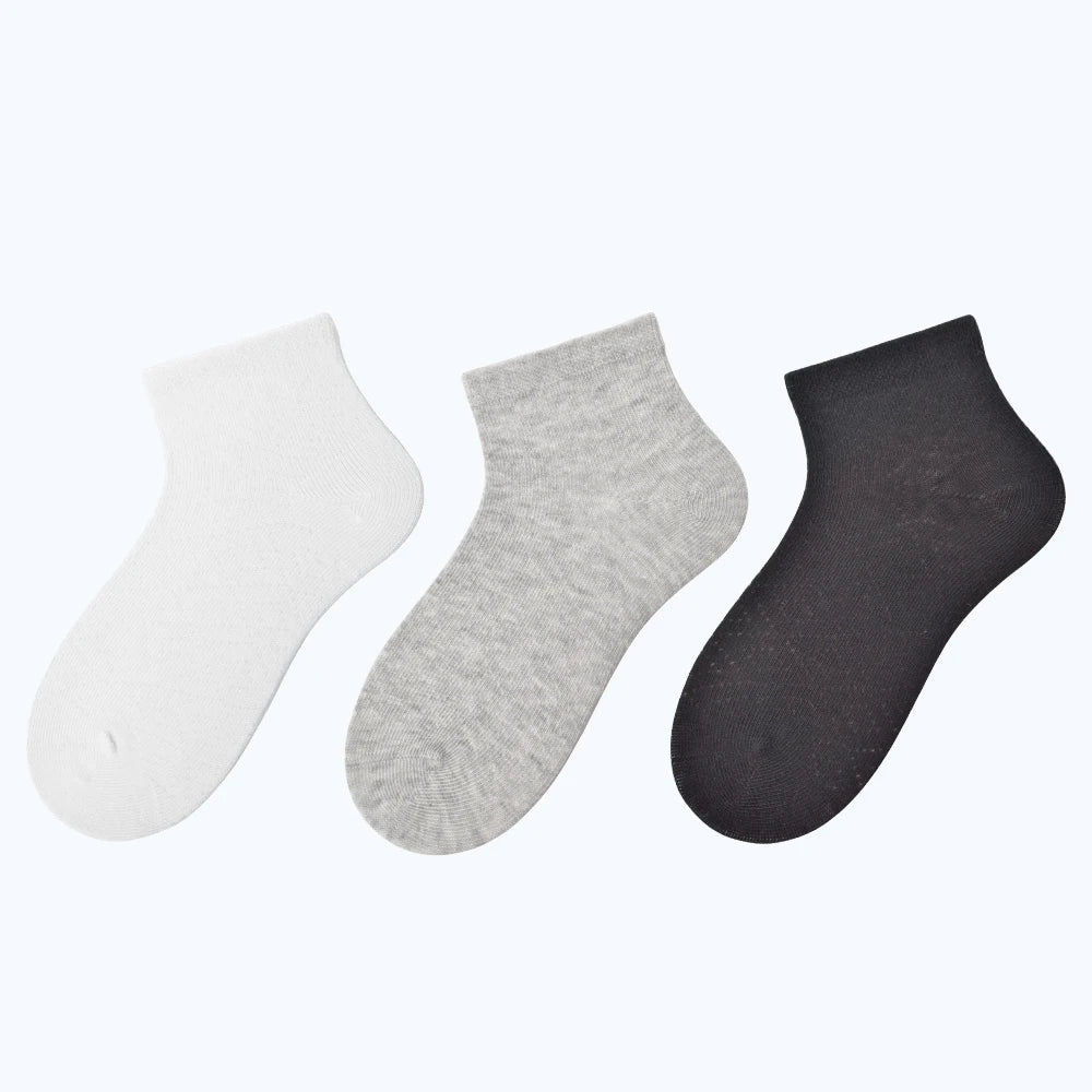MIPP brand new product 2018 summer girl boy ultra-thin mesh socks solid color children's socks 5 pairs/lot