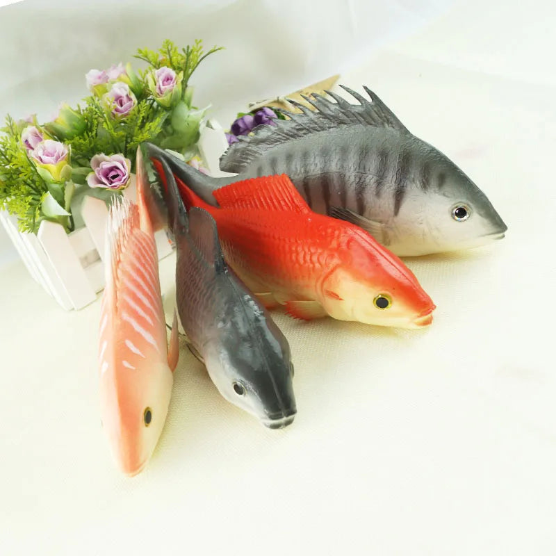 1pc Artificial Lifelike Fish Decor Aquarium Decoration Artificial Model Prop Photography Prop Decor Kid's Toys Christmas Gift