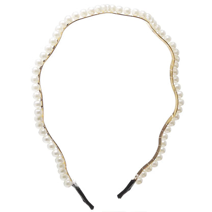 Yobest Fashion 2024 New Elegant Full Pearls Hairbands for Women Sweet Headband Hair Bundle Lady Hair Hoops Accessories