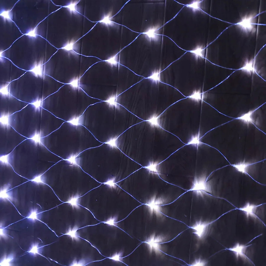 2x2M 3X2M 6X4M LED Christmas Net Light Outdoor Garden Net Mesh Fairy Garland Light Holiday Wedding Party Backdrop Curtain Light