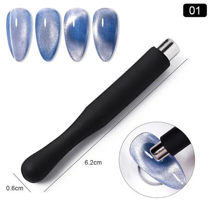 Double-Ended Magnet Rod for Cat UV Gel Varnish with Nails Art Decoration Fashion Nail Magnet Tools for Manicure Design Tools