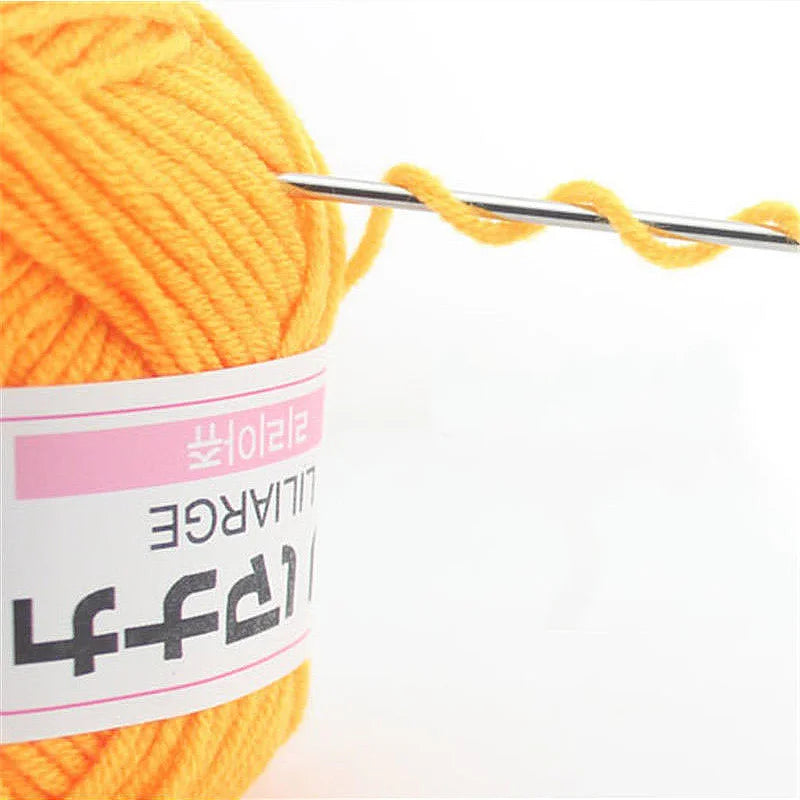 25G Milk Sweet Soft Baby Cotton Knitting Wool Thick Fiber Yarn Velvet Hand Threads for Knitting Wool Crochet Yarn for DIY Sweate