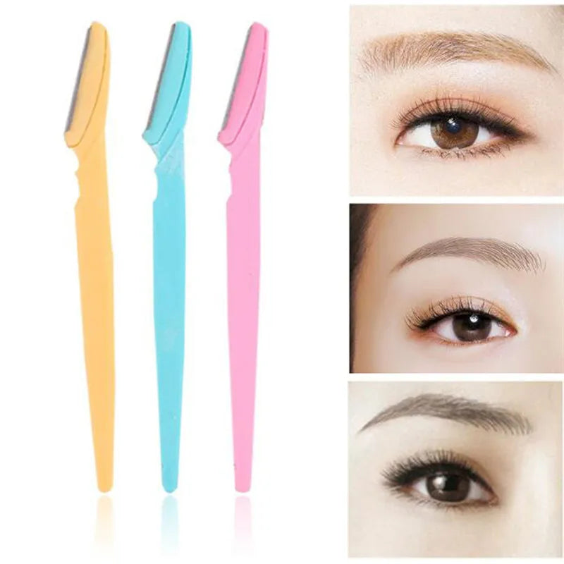 3 pcs/1PC Eyebrow Trimmer Face Eyebrow Hair Shaver Remover Blade Razor Epilator Eyebrow Shaping Makeup Beauty Tools For Women