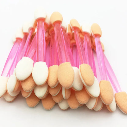 Hot Fashion 30/5Pcs Pro Sponge Stick Eye Shadow Brush Applicator Cosmetic Make up  Double-head Eyeshadow Brush For Women Makeups