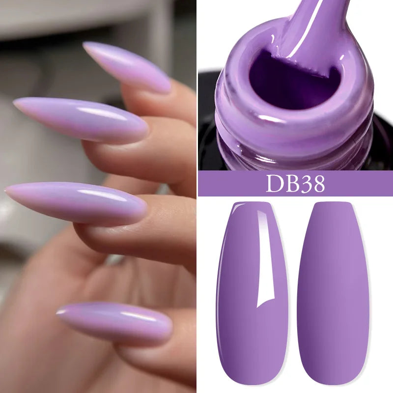Mtssii 6ML Chocolate Color Gel Nail Polish Brown Semi Permanent UV Gel Autumn Winter Popular Soak Off Nail Art Gel Varnishes