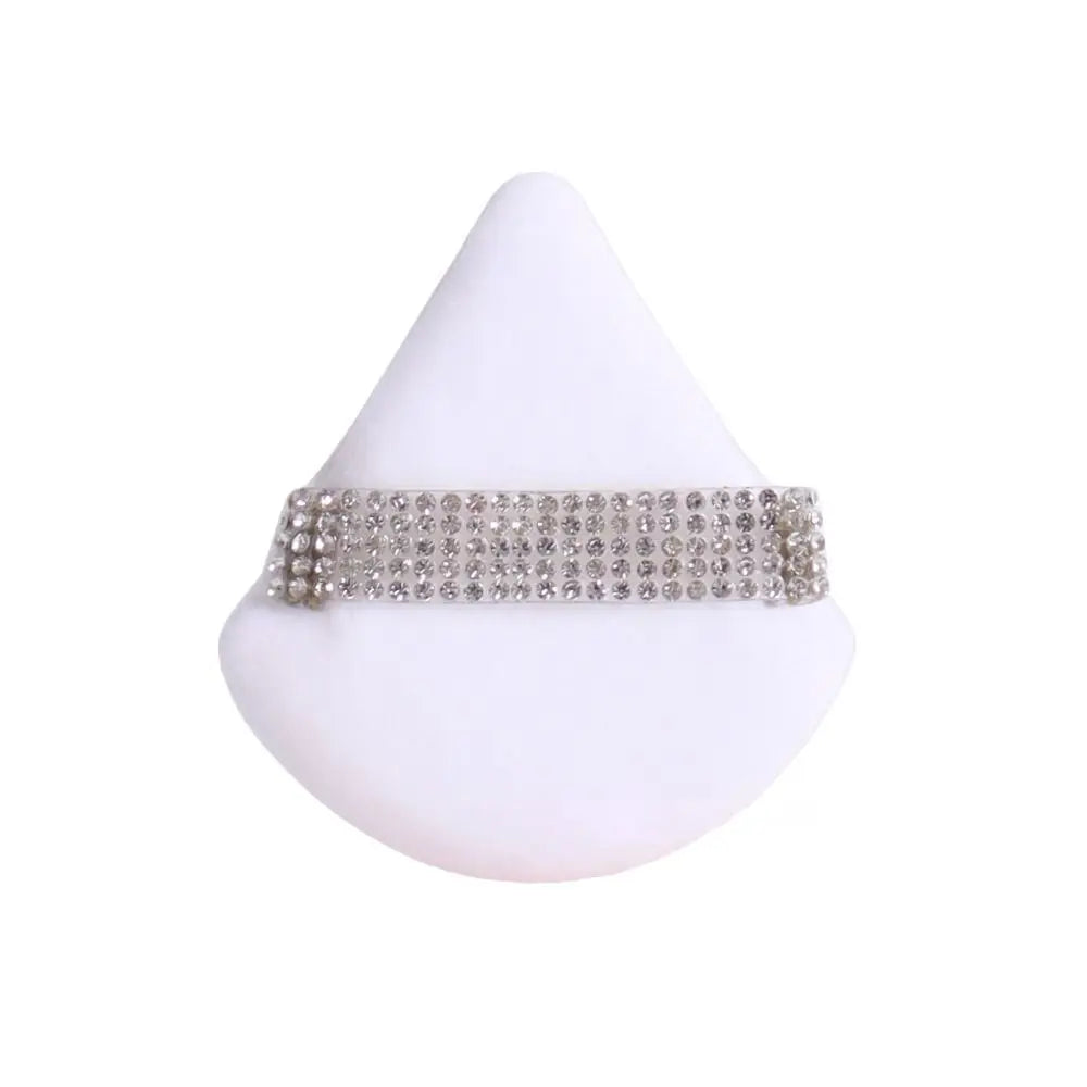 Diamond Triangle Powder Puff Face Makeup Tool Sponge Velvet Soft Smooth Facial Beauty Makeup Sponge Cosmetics Accessories