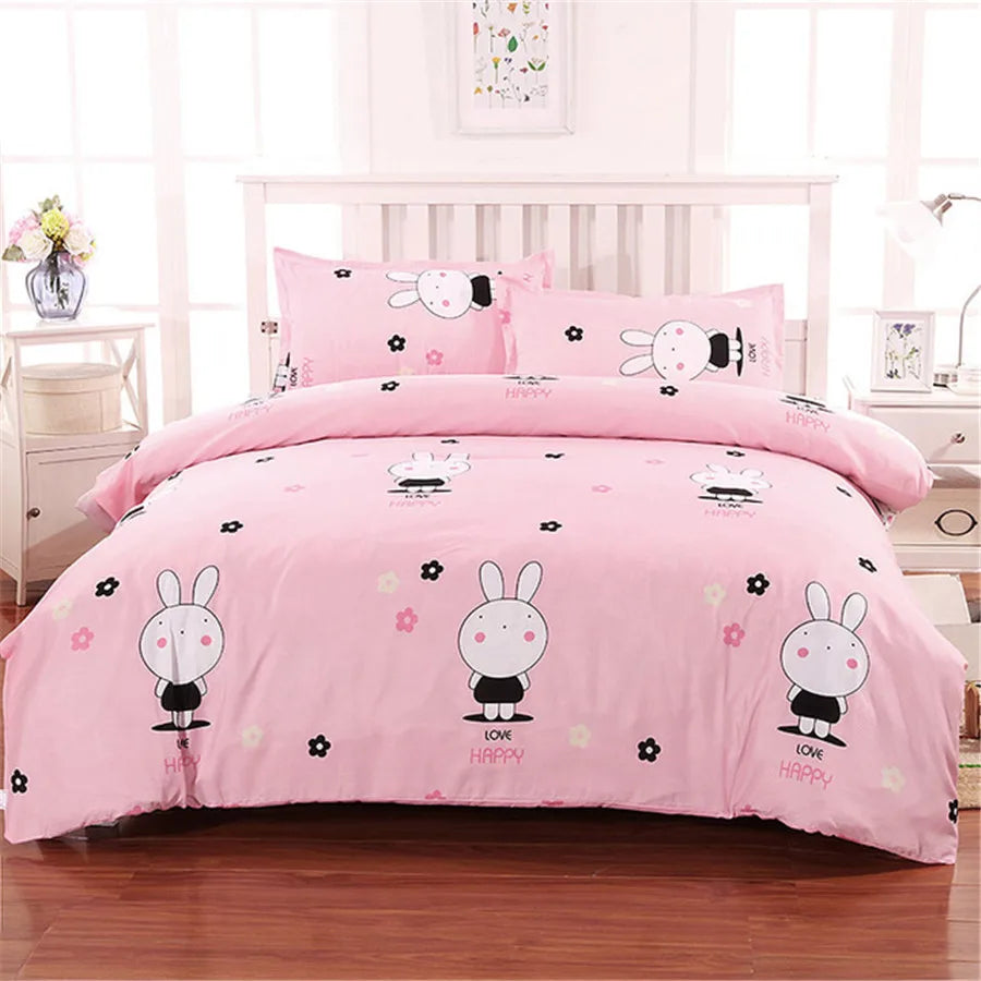 Multi-size Sheet Duvet Cover Pillowcase  Home Textile Bedding Single Piece Bedding Single Person Double Quilt Cover