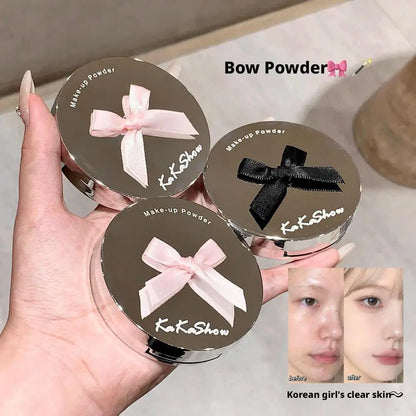 3 Color Natural Pink Loose Powder Oil Control Waterproof Mineral Face Pressed Makeup Powder Cosmetic Long Lasting Setting Powder
