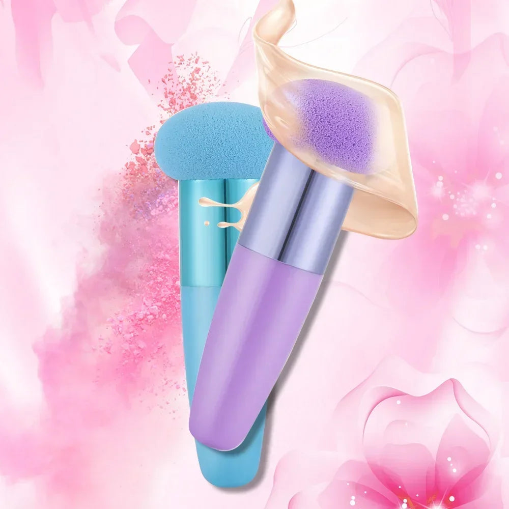 Кисти Для Макияжа Cream Foundation Makeup Brushes Mushroom Head Liquid Sponge Brush Smooth Shaped Cosmetic Tool