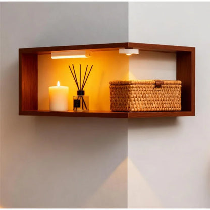 Creative 90 Degree Right Angled Wall Storage Rack Multifunctional Corner Storage Rack Suspended Living Room Home Decoration Rack