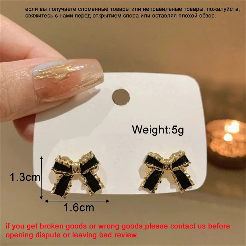 New Asymmetric Women's Black Hanging Earrings Hollow Crystal Drop Earrings Rock Geometric Statement Dangle Earrings aretes