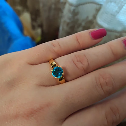 Wedding Engagement Ring For Women 4 Claws Multicolor Optional AAA+Cubic Zirconia Fashion Jewelry Gift For Lover R053 R813