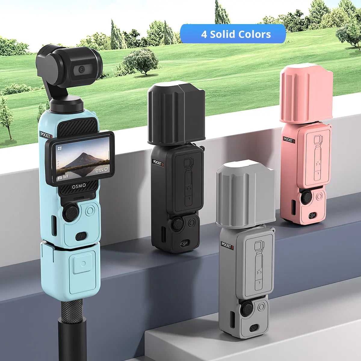 Silicone Case for DJI OSMO Pocket 3 Protective Cover Pocket3 dji Accessories Quality Material case for Osmo Pocket 3