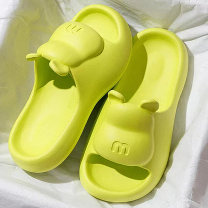2025 Fashion Women Slippers Summer Flat Sandals Lightweight EVA Home Bathroom Slippers Massage Couples Indoor Slides Shower Shoe