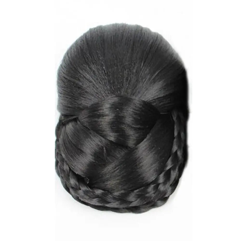 Natural Female Hair Accessories Girls Hair Extension Fake Hair Bun Hanfu Hair Chignon Braided Chignon Bride Hairpiece