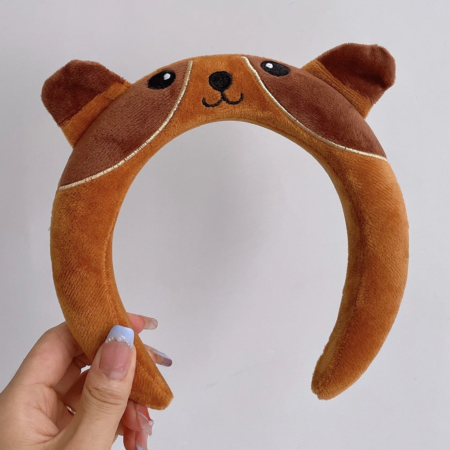 Instagram style Korean super cute doll hairband, internet celebrity face wash hairband, cute and funny hairband headband, female