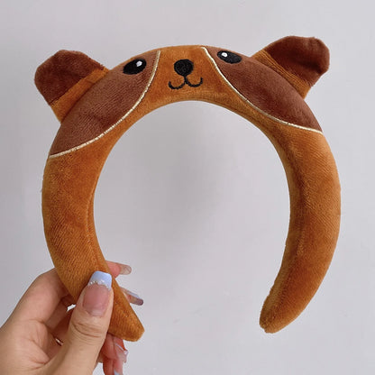 Instagram style Korean super cute doll hairband, internet celebrity face wash hairband, cute and funny hairband headband, female