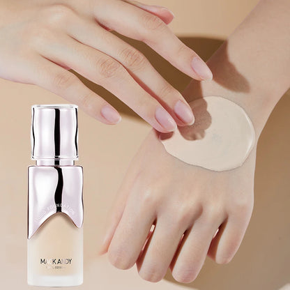 Mack Andy Matte Finish Liquid Foundation - Oil-Control, Waterproof, Full Coverage Concealer for All Skin Tones