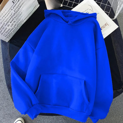 2021 Blank Solid Color Hooded Sweatshirt Women's Independent Station Ebay Wish Cross-border Top Sweatshirt Fleece Material