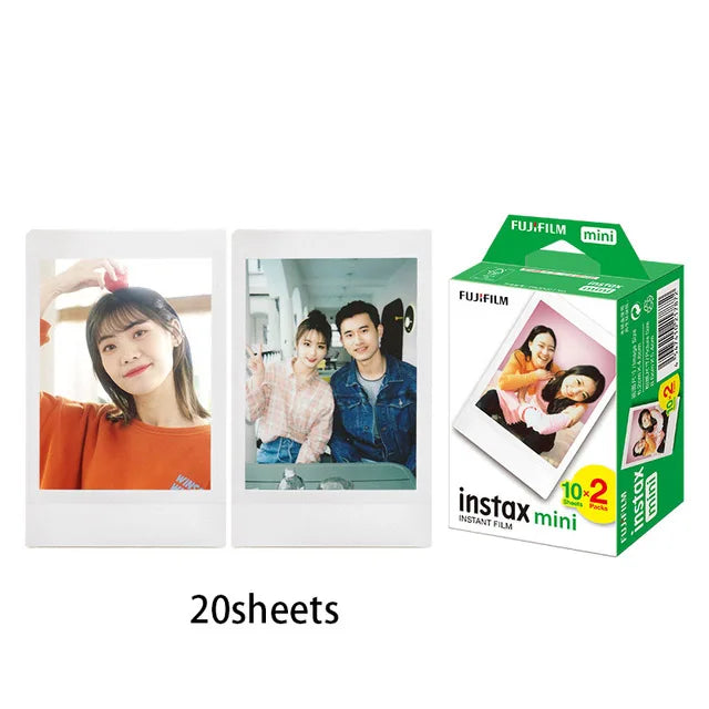 Classic Fujifilm Instax Mini SE Camera Auto-focusing Wrist Strap Birthday Christmas For Girl Mini White Edge Photo Paper select