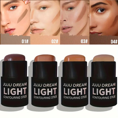 Concealer & Contour Stick, Covers Dark Circles & Acne, Waterproof Long-Lasting, Multi-Use, Unisex, Safe