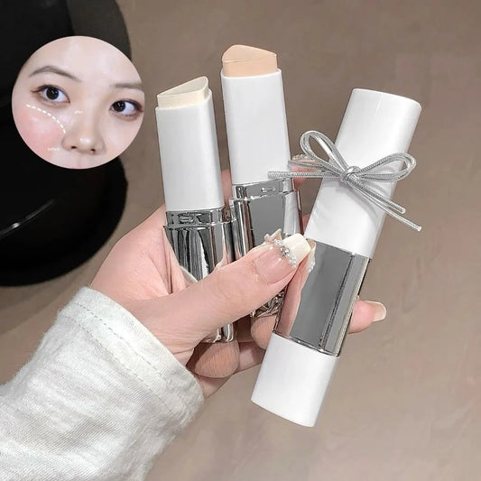 Long Lasting 2-in-1 Foundation Stick Brightening Natural Color Concealer Makeup Moisturizing Matte Makeup Base All Skin Types