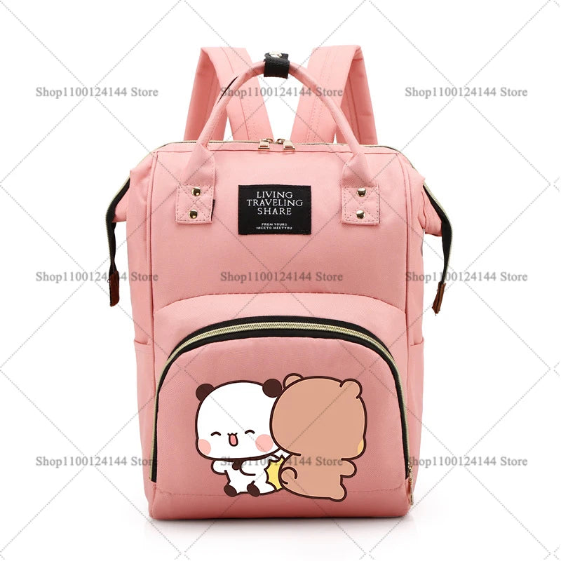 Bubu Dudu Backpack Bag Mummy Yier Bear Panda Bag Mom Baby Multi-function Waterproof Outdoor Travel Diaper Bags for Baby Care