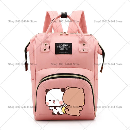 Bubu Dudu Backpack Bag Mummy Yier Bear Panda Bag Mom Baby Multi-function Waterproof Outdoor Travel Diaper Bags for Baby Care