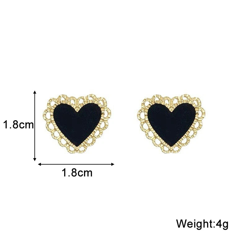 New Asymmetric Women's Black Hanging Earrings Hollow Crystal Drop Earrings Rock Geometric Statement Dangle Earrings aretes