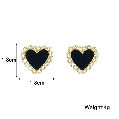 New Asymmetric Women's Black Hanging Earrings Hollow Crystal Drop Earrings Rock Geometric Statement Dangle Earrings aretes