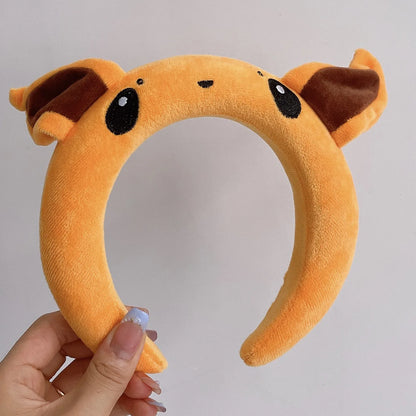 Instagram style Korean super cute doll hairband, internet celebrity face wash hairband, cute and funny hairband headband, female