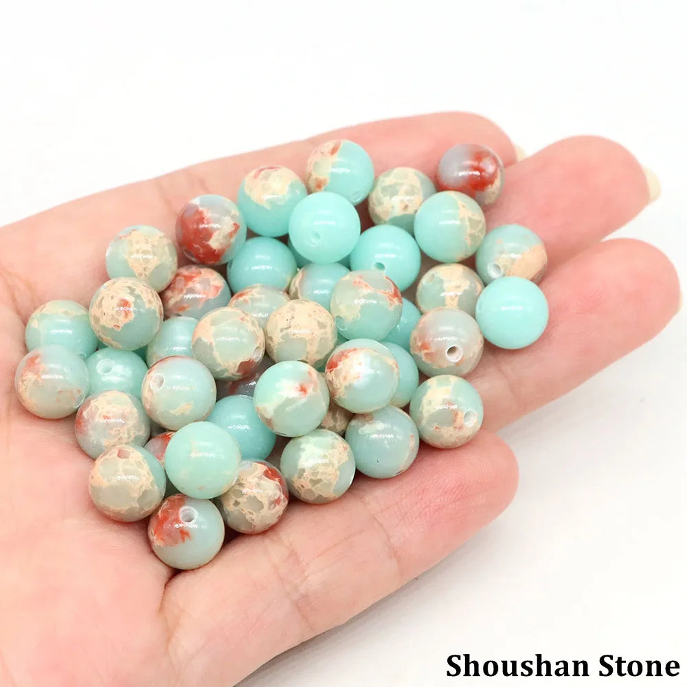 4 6 8 10mm Natural Black Tourmaline Beads Round Smooth Loose Stone Bead For Jewelry Making Diy Bracelet Necklace Accessories