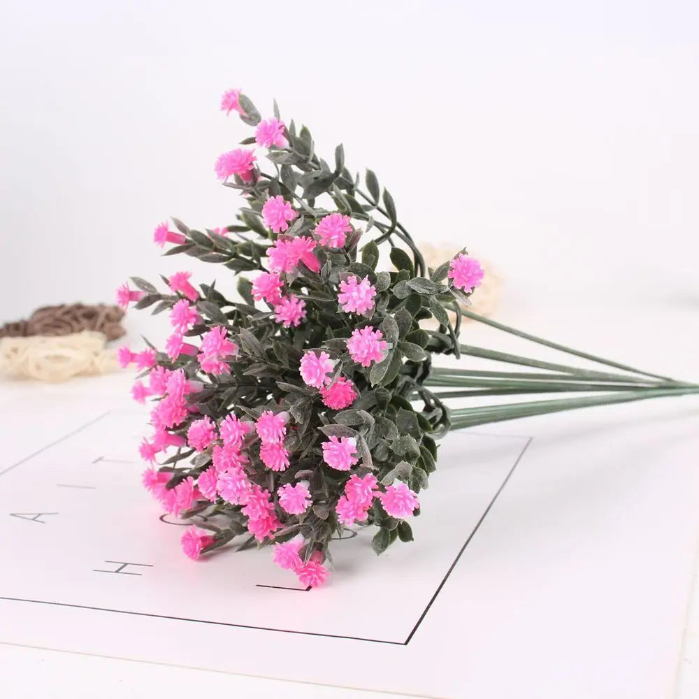Arrangement Wedding Bouquet Floral Babysbreath Gypsophila Fake Flowers Artificial Flowers