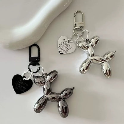 Fashion Keychain Punk Y2K Balloon Dog Keychains For Handbag Backpack Pendant Girl's Car Key Ring Key Chain Accessories