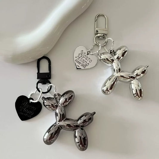 Fashion Keychain Punk Y2K Balloon Dog Keychains For Handbag Backpack Pendant Girl's Car Key Ring Key Chain Accessories