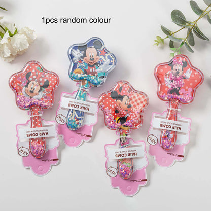 Disney Frozen Elsa Minnie Mickey Mouse Air Cushion Massage Combs Children Comb Hair Brush Hairdressing Tool Girls Christmas Gift