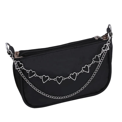 Bag Decoration Metal Chain Strap Pants Clothing Chain Shoulder Bags Chain Bag Handle Pendant With Lobster Buckle Multi-layer DIY