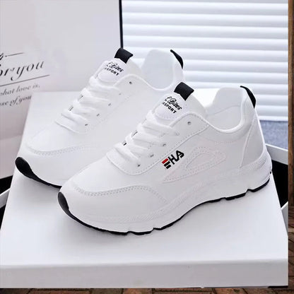 Casual Unisex Low-Top Sneakers Breathable Mesh Lining Lightweight Anti-Slip Rubber Sole EVA Midsole Synthetic Leather Upgrade...