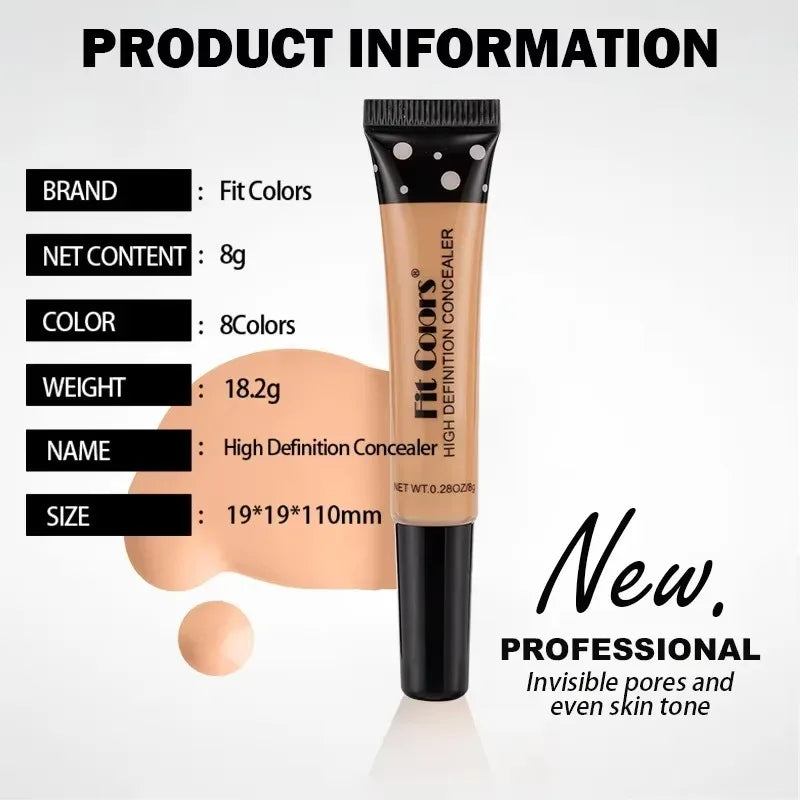 High Quality Professional Makeup Base Foundation Cream for Face Concealer Contouring for Face Bronzer Beauty Women's Cosmetics