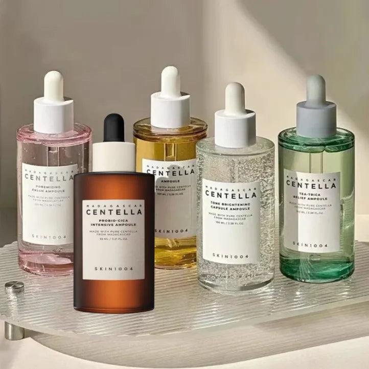 Skin1004 Centella Ampoule Series,Poremizing Fresh,Brightening,Intensive Ampoule Face Pore Care Soothing Serum Skincare Products
