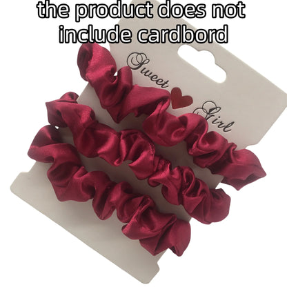 100/60/30/3/6pcs Multi Color Set Fashion Women's Small Intestine Hair ties Release scrunchies headwear scrunchy Accessories